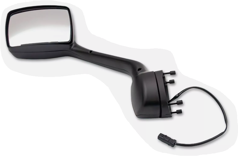 KENWORTH T680 2022 & UP NEW GEN HOOD MIRROR (BLACK)(HEATED